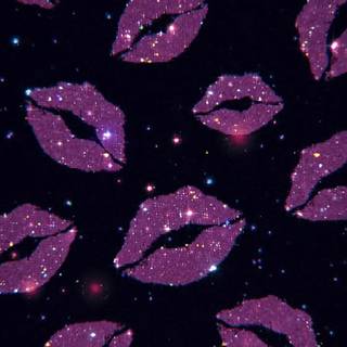 Valentines lips wallpaper