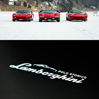 Lamborghini winter iPhone wallpaper