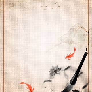 Chinese retro wallpaper