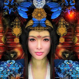 Chinese retro wallpaper