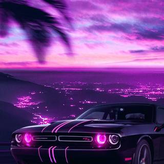 iPhone 4k neon wallpaper