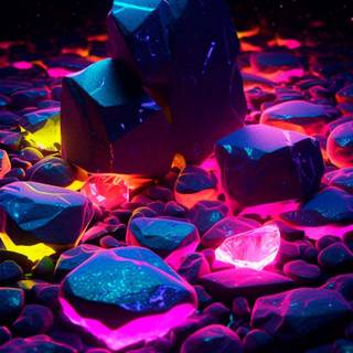 iPhone 4k neon wallpaper