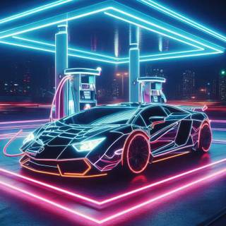 iPhone 4k neon wallpaper