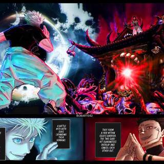 Gojo Domain Expansion desktop wallpaper