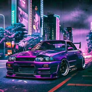 Tokyo cars 4k wallpaper