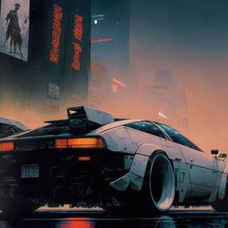 Tokyo cars 4k wallpaper