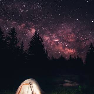 4k night sky mobile wallpaper