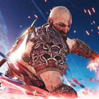 Kratos desktop 4k wallpaper