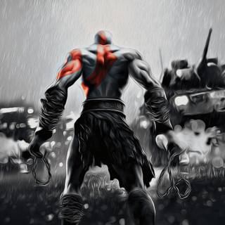 Kratos desktop 4k wallpaper