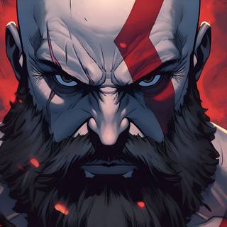 Kratos dark wallpaper