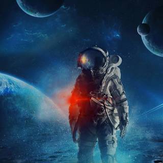 Astronaut space 4k wallpaper