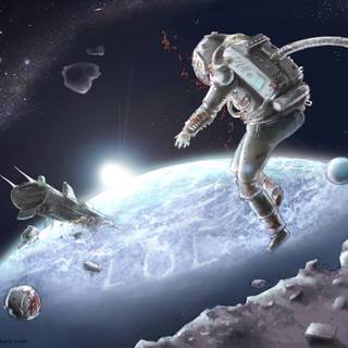 Astronaut space 4k wallpaper