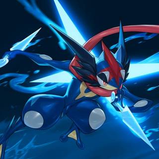 Ash Greninja phone wallpaper