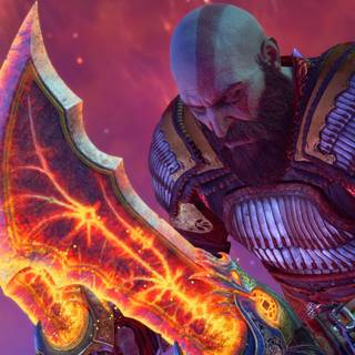 Kratos desktop 4k wallpaper