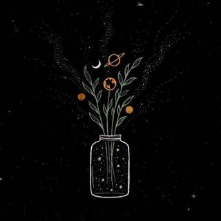 Black aesthetics phone wallpaper