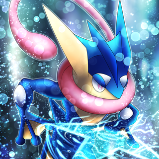 Ash Greninja phone wallpaper