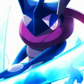Ash Greninja phone wallpaper