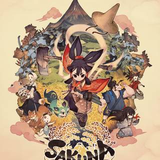 Sakuna phone wallpaper