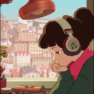 Lofi girl phone wallpaper