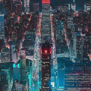 New York night iPhone wallpaper