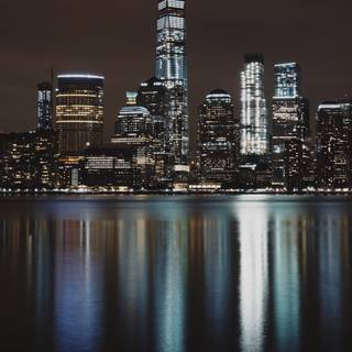 New York night iPhone wallpaper
