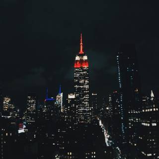 New York night iPhone wallpaper