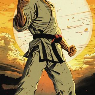 Martial arts iPhone wallpaper