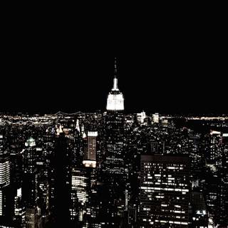 New York night iPhone wallpaper