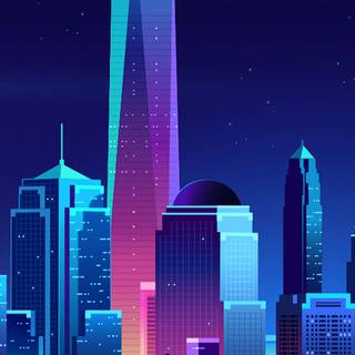 New York night iPhone wallpaper