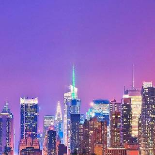 New York night iPhone wallpaper