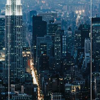 New York night iPhone wallpaper