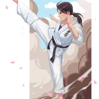 Martial arts iPhone wallpaper