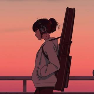 Lofi girl phone wallpaper