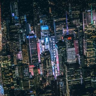 New York night iPhone wallpaper