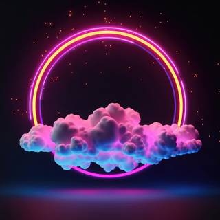 4k neon dark wallpaper