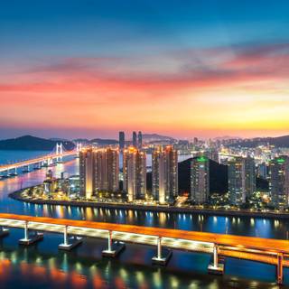 Korea city 4k wallpaper