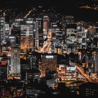 Korea city 4k wallpaper