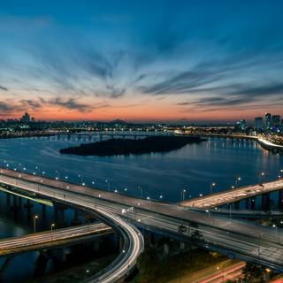 Korea city 4k wallpaper