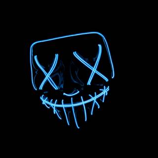 4k neon dark wallpaper