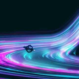 4k neon dark wallpaper