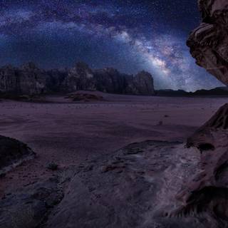 Dark galaxy 4k wallpaper