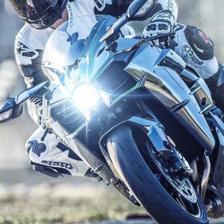 Kawasaki Ninja H2r iPhone wallpaper