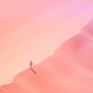 Pink minimalist 4k wallpaper