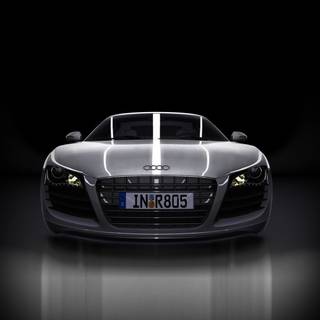 Audi black 4k wallpaper