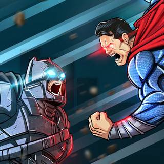 Superman vs Batman 4k wallpaper