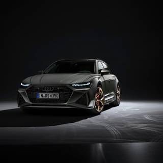 Audi black 4k wallpaper