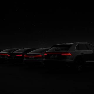 Audi black 4k wallpaper