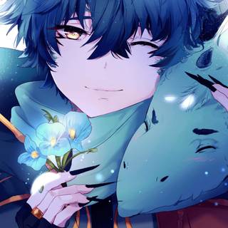 4k anime boy phone wallpaper