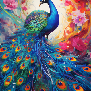 Peacock phone wallpaper