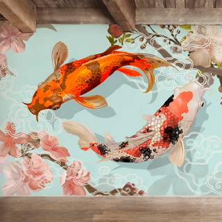 Koi fish desktop wallpaper